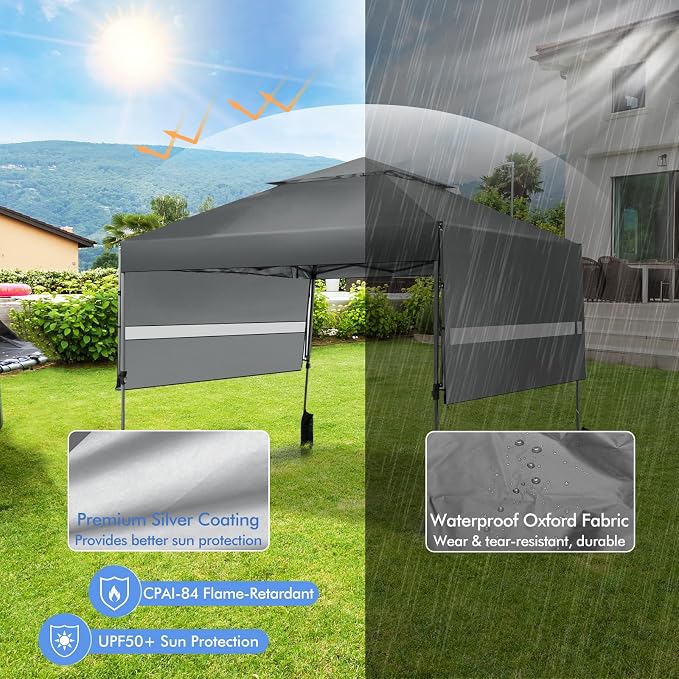Tangkula 10x17.6 Ft Pop Up Canopy - Image 4