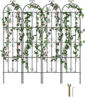 VEVOR Garden Trellis for Climbing Plants, 87 x 20 in, 4 Packs Rustproof Metal by VEVOR