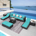 NICESOUL 11 Piece Sectional Outdoor Set by NICESOUL