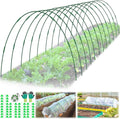 60 Pcs Garden Hoops for Raised Beds, 12 Sets Greenhouse Hoops Grow Tunnel by LifeisLuck