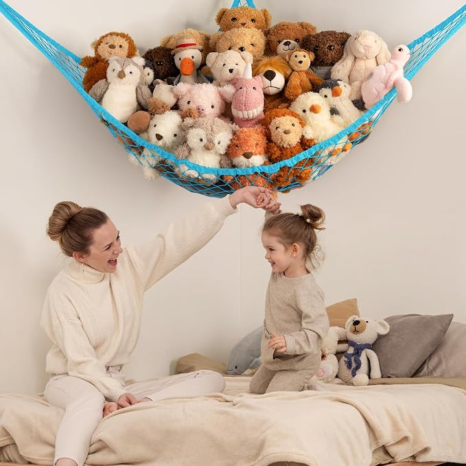 Stuffed Animal Storage Hammock Net Corner - Image 2