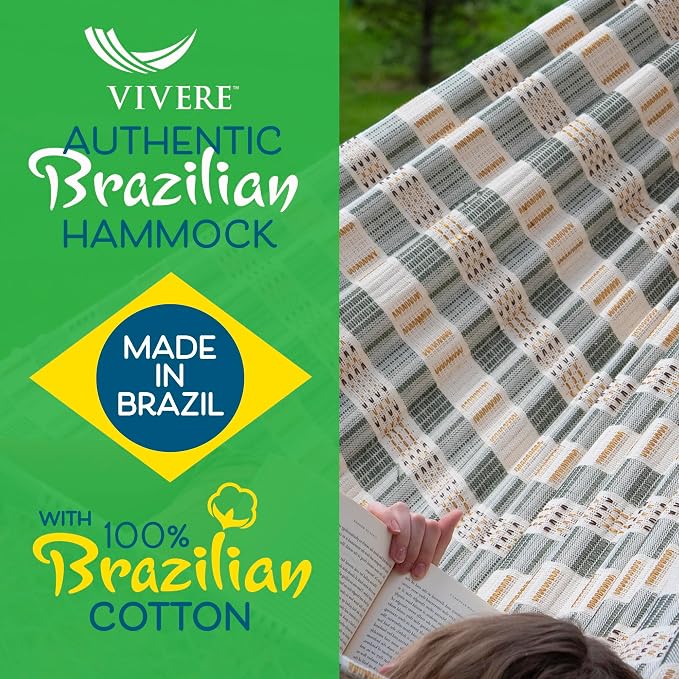 Vivere Authentic Brazilian Luxury Hammock - 450 lb Capacity - Image 7