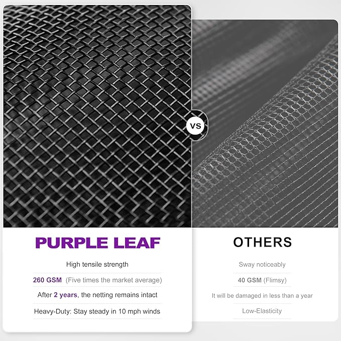 PURPLE LEAF 12' X 14' Outdoor Hardtop Gazebo Permanent Outside Heavy Duty Sun - Image 3