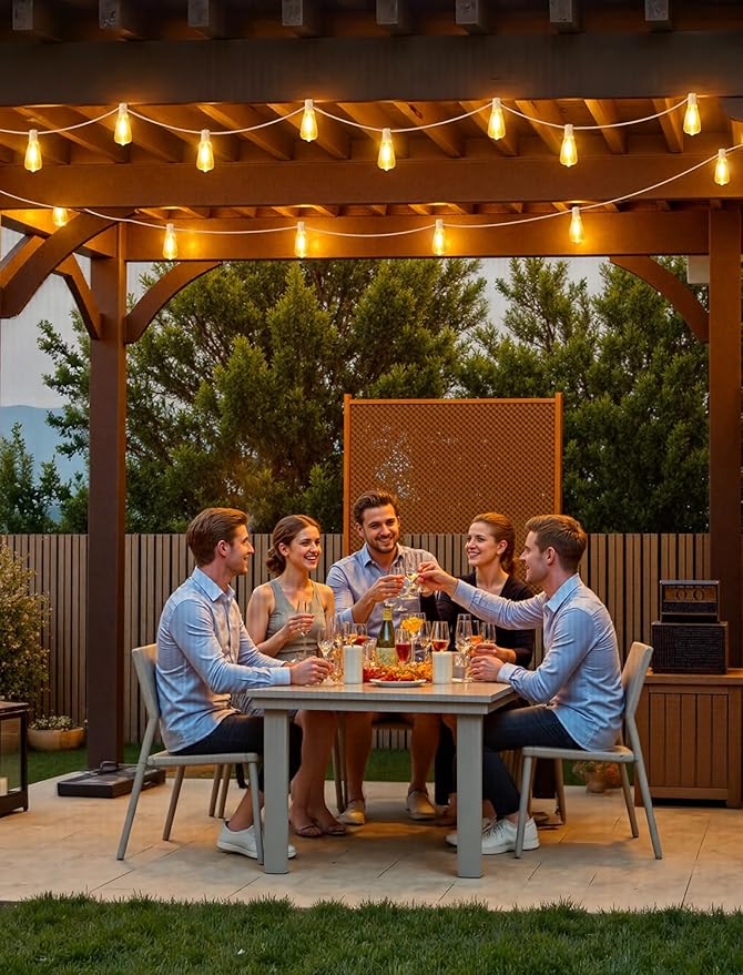 96FT Solar Outdoor String Lights - Image 7
