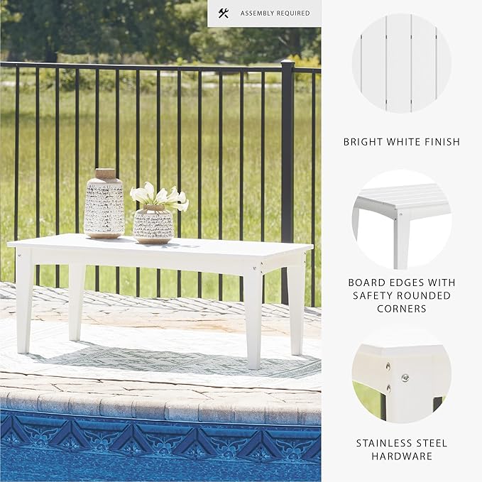 Signature Design by Ashley Hyland Wave Modern Weather Resistant HDPE Outdoor - Image 4