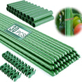 Garden Stakes 16 Inch 30 Pack, Diy 4ft 5ft 6ft 7ft 8ft Tomato Stakes Plastic by Fabulas