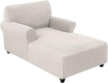 FantasDecor Chaise Lounge Cover Stretch Chair Lattice Slipcover by FantasDecor