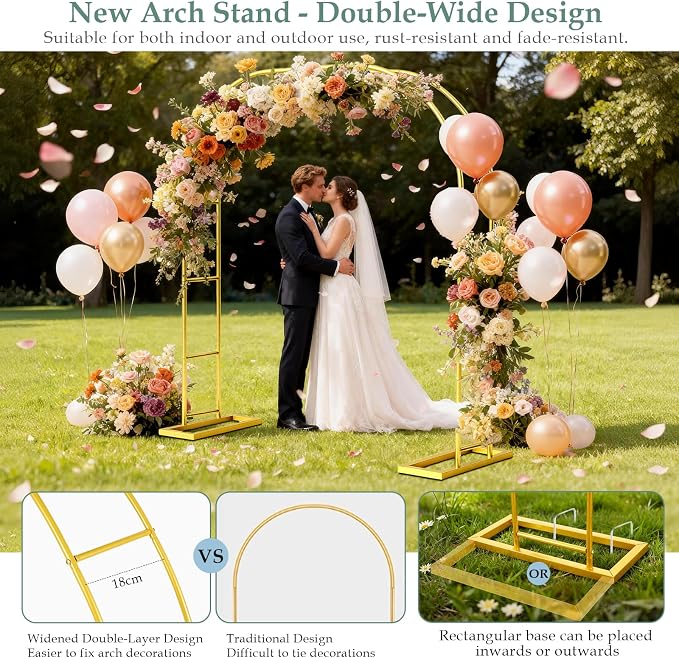 Wedding Arch 6.6FTx3.5FT, Garden trellis - Image 5