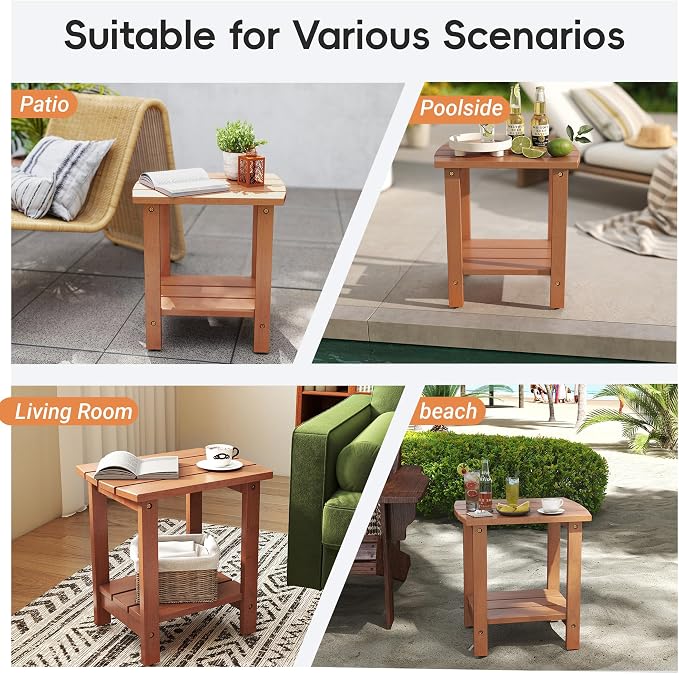 2-Tier Adirondack Side Table 17" - Image 5