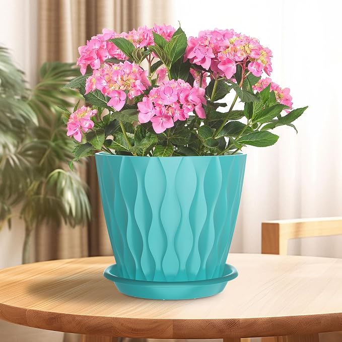 6 Pack 6 Inch Indoor Plant Pots - Image 5
