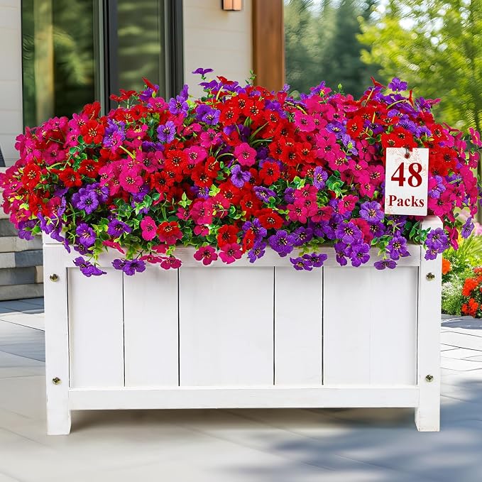 Alupssuc 48 Bundles Artificial Flowers by Alupssuc