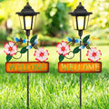 Lewondr Solar Garden Lights Bee, 37.4 Inch Solar Lamp Post Light by Lewondr