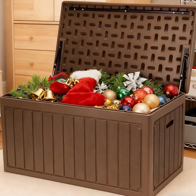 YITAHOME 90 Gallon Double-Wall Deck Box by YITAHOME