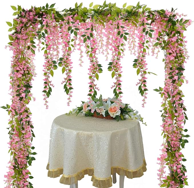 Lvydec Wisteria Artificial Flowers Garland - Image 3