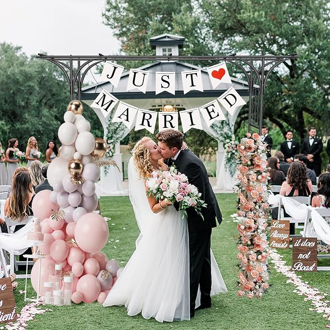Garden Arch Trellis 7FT Wedding Arch Backdrop Stand, Metal Garden Arbor Trellis - Image 6