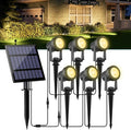 Solar Spot Lights Outdoor, Dusk to Dawn Landscape Spotlights IP65 Waterproof by CREPOW