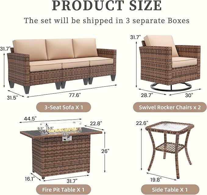 UDPATIO Patio Furniture Set - Image 3