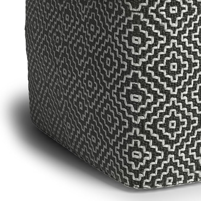 SIMPLIHOME Briella Square Pouf - Image 5