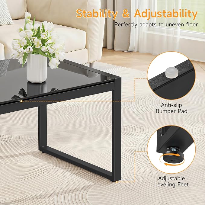 ONBRILL Rectangle Coffee Table - Image 5