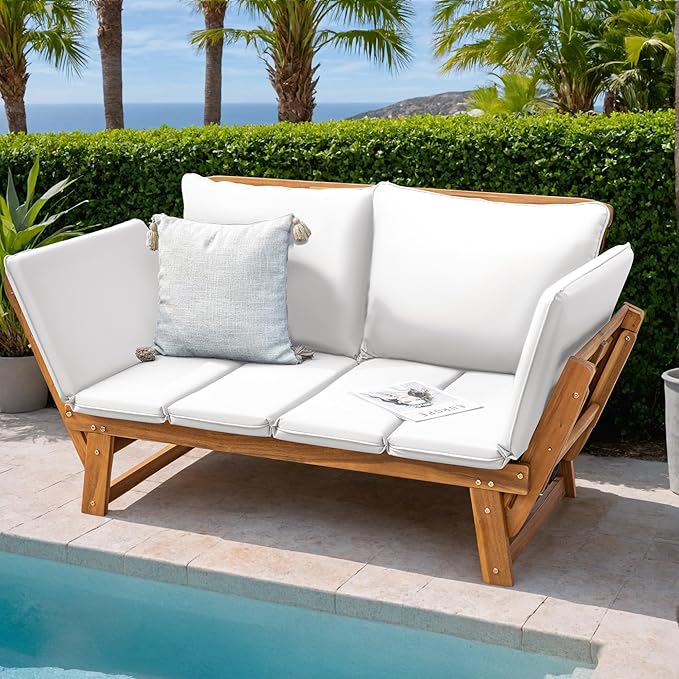 Greesum Patio Convertible Couch Sofa Bed - Image 2