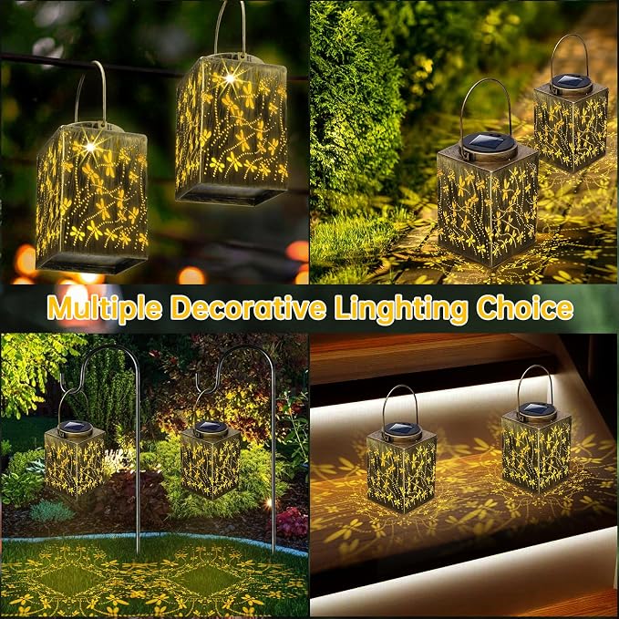 2 Pack Solar Lanterns - Image 5