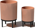 Veradek Demi Series Round Planter w/Stand by VeradekOutdoor