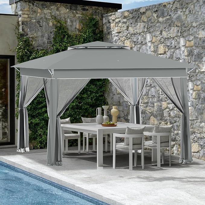 ECOTOUGE 11FT Pop Up Gazebo, Canopy Tent - Image 7