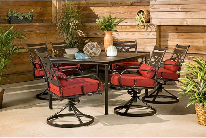 Hanover Montclair 7-Piece Outdoor Dining Set - Image 2