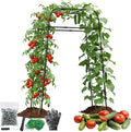Garden Arch Trellis for Climbing Plants, Rustproof Steel Tunnel Support for by MQHUAYU