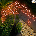 Solar Garden Lights 2 Pack Waterproof Swaying Starburst Light Solar Outdoor by Slyuexu
