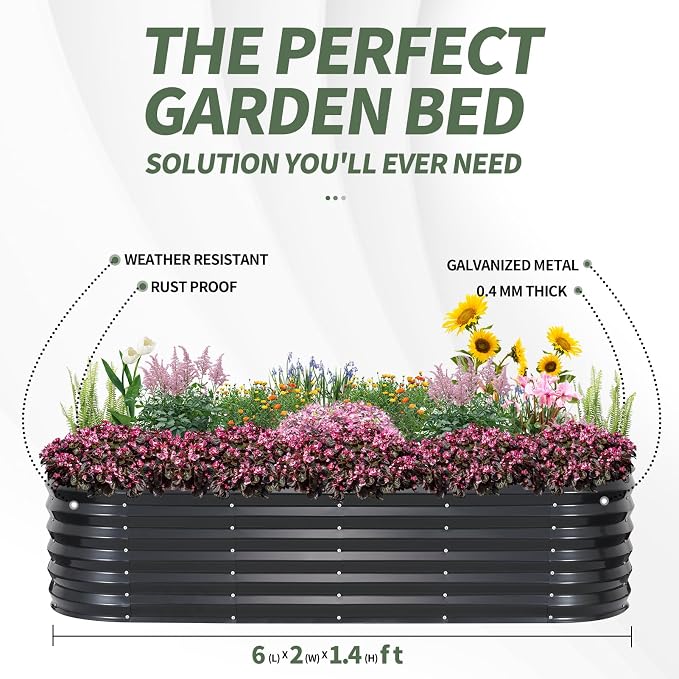 1MORE Raised Garden Bed- Planter Garden Boxes Outdoor, Raised Beds - Image 5
