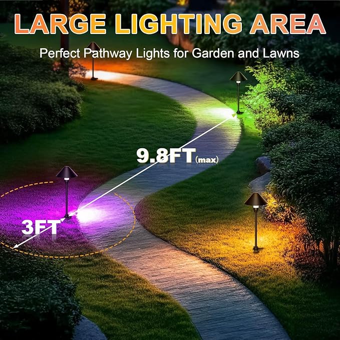 6 Pack Low Voltage Pathway Lights - Image 5