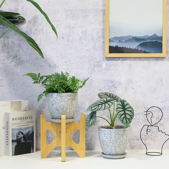 6 Inch Ceramic Planter Pots - Image 6