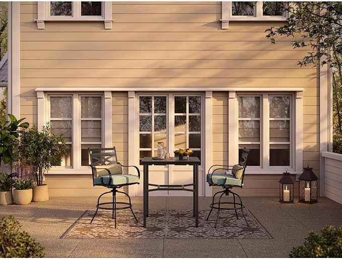 Hanover Montclair Outdoor Patio Conversation Set - Image 3