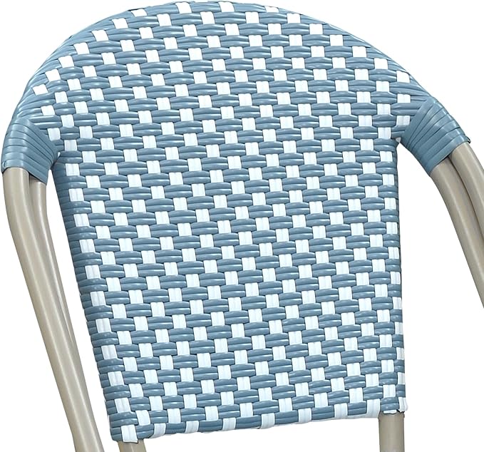 PURPLE LEAF Outdoor Bar Stools Set of 4 Champagne 30'' Patio Bar Stool Print - Image 9