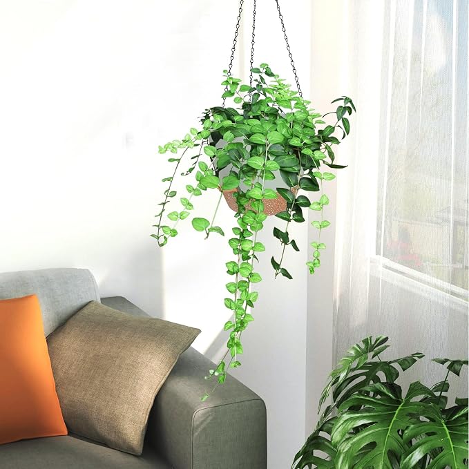 3 Pack Hanging Planter Indoor Outdoor Flower Pots 7/6.5/5 Inch, Self-Watering - Image 7