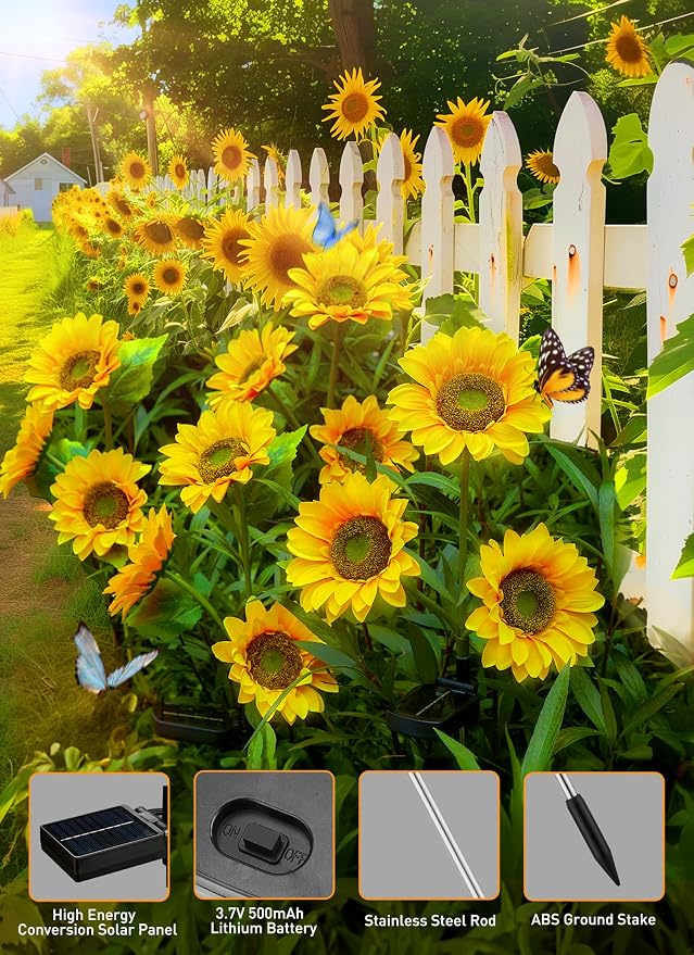 Brightown Outdoor Solar Garden Lights - Image 4