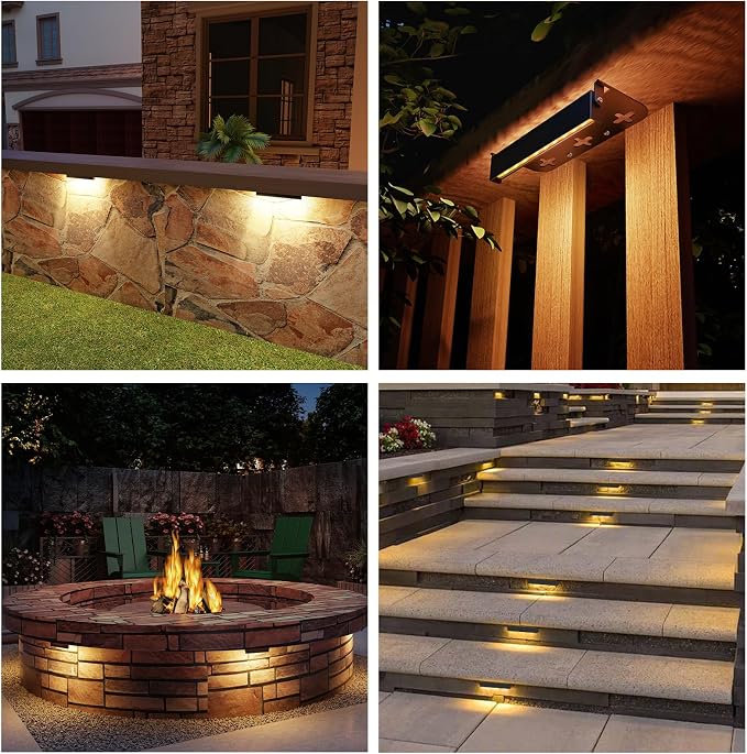 12 Pack 7 Inch Retaining Wall Lights, 5W LED Hardscape Lighting 12V AC/DC Low - Image 7