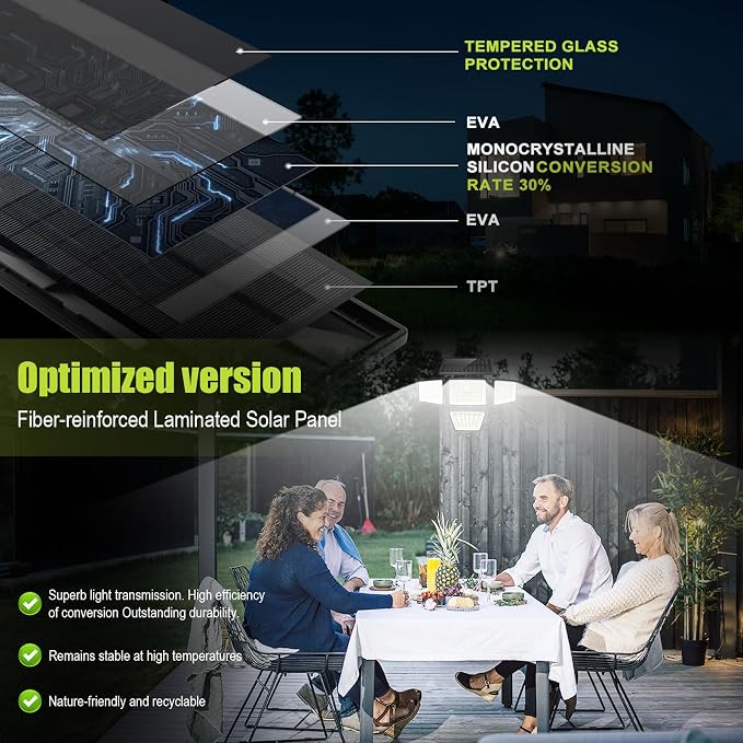 3000LM Solar Lights Outdoor - Image 5