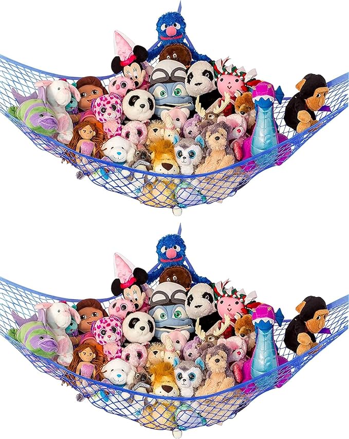 Lilly's Love Large Stuffed Animal Hammock | Corner Hanging Organizer, Toy by LillysLove