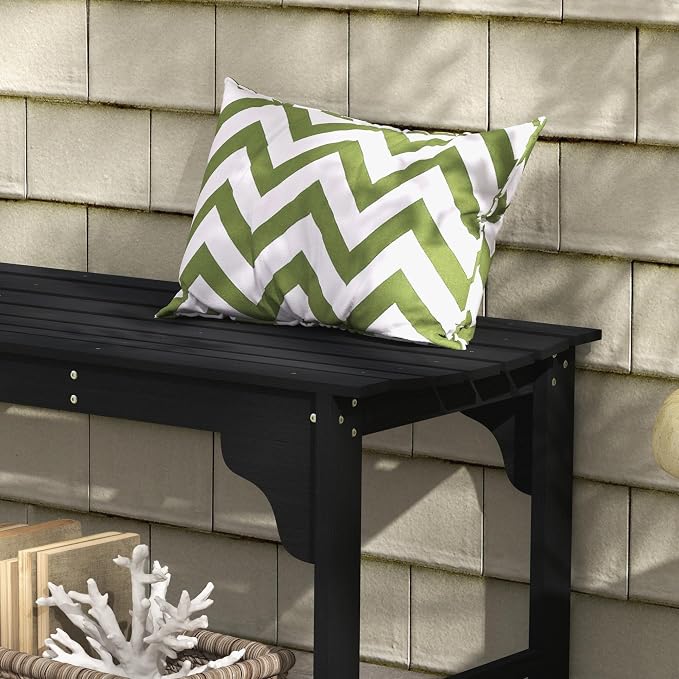 Outsunny Wooden Garden Bench, Outdoor Park Bench - Image 7
