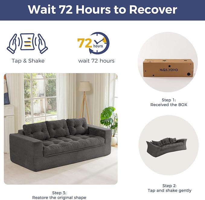 MAXYOYO 79" Loveseat Sofa Couch - Image 8