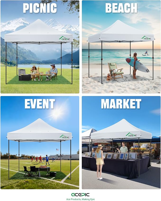 Heavy Duty 10x10 Canopy Replacement Top Cover - Image 6