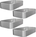 4 PCS 4x2ft Galvanized Raised Garden Bed Outdoor, Metal Garden Bed by Mostmahes