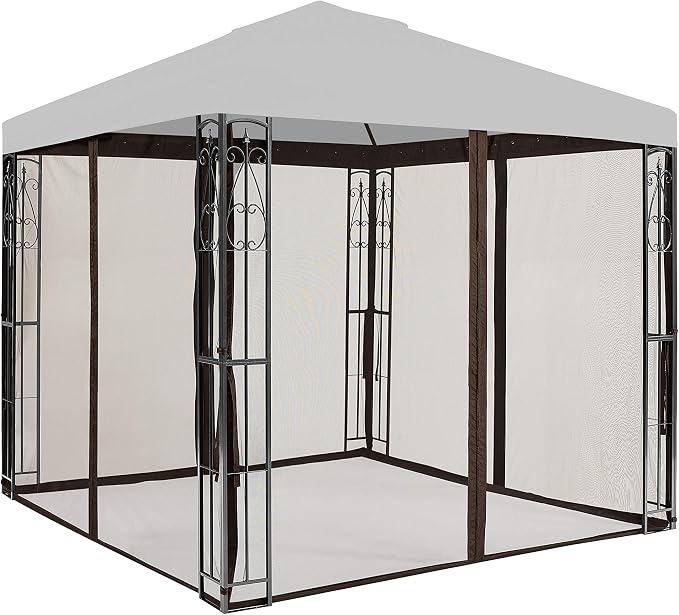 APEX GARDEN Universal 8' x 8' Gazebo Replacement Mosquito Netting - Image 2