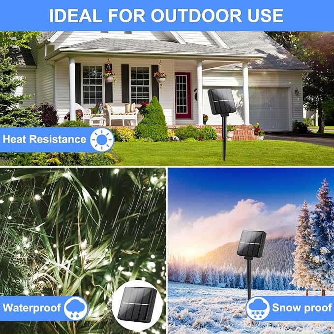 Brightever Solar String Lights Waterproof 288FT, Solar Twinkle Lights - Image 5