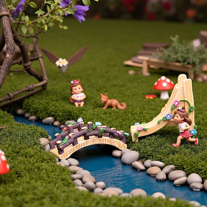 Kai Dream Miniature Fairy Garden Accessories Set, 2 Piece Resin Decorative - Image 2