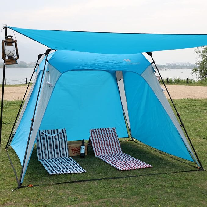 Sunwall for Pop Up Canopy Instant Shade Tent 8.2' X 8.2', Detachable Flap Sun - Image 8