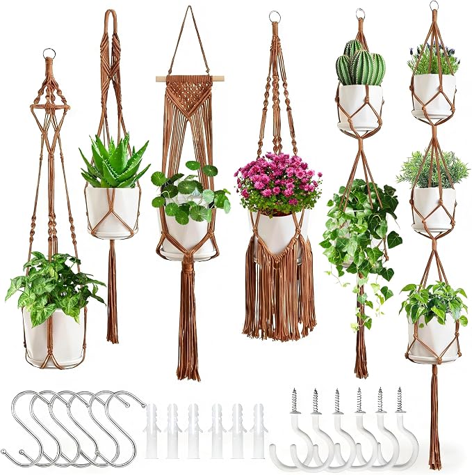Macrame Plant Hangers by TAOZIM