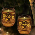 2 Pack Hummingbird Solar Lanterns Outdoor Waterproof Birthdays Gifts by Unknown